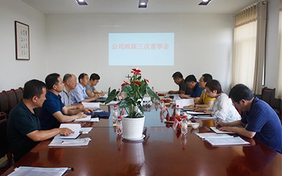 公司召开四届三次董事会