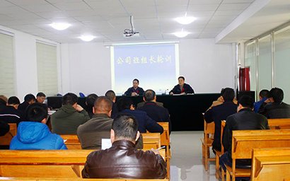 公司进行班组长轮训